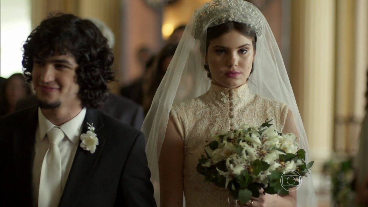 No final da trama, ela havia se casado com Guilherme. (Foto: Globo).