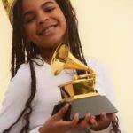 A filha da cantora Beyoncé, Blue Ivy, de apenas 9 anos, chamou atenção na internet (Foto: Instagram / @beyonce)