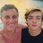 Luciano Huck com o primogênito, Joaquim. (Foto: Instagram)