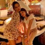 Sua filha mais velha, Anja, de 12 anos, também estava presente em sua festa de aniversário (Foto: Instagram/ @alessandraambrosio)