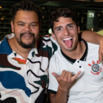 Felipe Prior e Babu Santana se reencontraram em São Paulo. (Foto: Instagram)