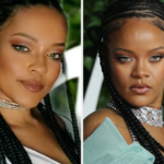 Até Rihanna se surpreendeu ao ver a semelhança entre ela e a tiktoker brasileira Priscilla Beatrice em vídeos. (Foto: Tiktok e Divulgação)