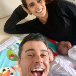 As gêmeas filhas de Marcella e Joaquim tem apenas 3 meses de vida (Foto: Instagram)