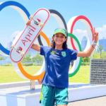 Rayssa Leal - Aos 7 anos, ganhou o primeiro campeonato brasileiro de skate , na categoria street. Atualmente, aos 13 anos, é a segunda colocada no ranking mundial da categoria e uma das favoritas ao pódio olímpico. Quer mais? Ela já tem no currículo uma prata no Mundial de São Paulo, em 2019, um bronze no Mundial de Roma, em 2021, e recebeu até uma indicação ao prêmio Laureus, considerado o "Oscar do Esporte". (Foto: Instagram)