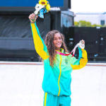 Rayssa Leal, de apenas 13 anos, conseguiu prata na estreia do Skate (Foto: Instagram)