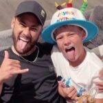 Neymar comemorou os 10 anos de seu filho. (Foto: Instagram)