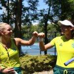 E finalmente veio a primeira medalha para o tênis brasileiro (Foto: Instagram)