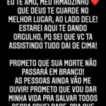 "Meu coração está em pedaços e não sei como vou colar tudo de novo", desabafou (Foto: Instagram)