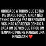 "Mas isso não é um jogo, gente, isso é a vida real. Eu simplesmente não consigo entender de onde vem tanto ódio. O meu irmão se foi! Mas ele não tirou a própria vida, não?" (Foto: Instagram)