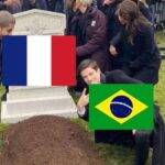 Depois de muita luta, o Brasil venceu a França no vôlei (Foto: Twitter)