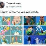 Bruno Fratus literalmente trouxe o meme a vida real ao levar o bronze na natação (Foto: Twitter)