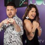 Andressa e Nasser chegaram a participar do 'Power Couple', mas foram eliminados (Foto: Record)