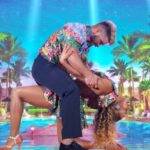 Dandara e Diego Maia encantaram os jurados ao som de ‘Quimbara’, de Celia Cruz, na salsa (Foto: Globo)