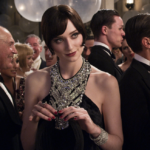 A atriz chamou a atenção do diretor Baz Luhrmann e conquistou o seu primeiro papel em Hollywood! Em 2013, Debicki participou do filme “O Grande Gatsby”. (Foto: Divulgação)