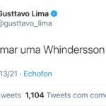 E Gusttavo Lima o convidou quando Whindersson se separou de Maria Lina (Foto: Twitter)