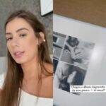 Maria Lina relembrou sua gravidez após ter sido presenteada com o álbum de sua gravidez. (Foto: Instagram)