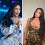 Simaria e Kim Kardashian