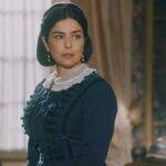 Teresa Cristina (Letícia Sabatella) armou para que Luísa (Mariana Ximenes) flagrasse Pedro II (Selton Mello) aos beijos com uma ex-amante (Foto: Globo)