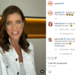 A atriz anunciou o seu retorno com um vídeo divertido no Tik Tok e no Instagram. (Foto: Divulgação)