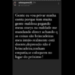 Depois de Nego do Borel ter sido encontrado nesta terça-feira, 05, ela afirmou que ele passará por um tratamento psicológico. (Foto: Instagram)