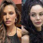 Dayane Mello e Aline Mineiro voltaram a discutir (Foto: Record)