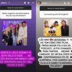 "Gente, o léo é assim!! O jeito dele é esse.. Às vezes racha, sim, minha cara de vergonha, mas eu vou fazer o quê?", respondeu a loira. (Fotos: Instagram)