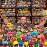 Paul Scardino quebrou oficialmente o título do Guinness World Records e possui a maior coleção de Funko Pop. O colecionador tem mais de estatuetas com 5.360 estatuetas diferentes. (Foto: divulgação)