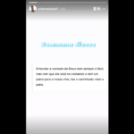 “Entender a vontade de Deus nem sempre é fácil, mas crer que ele está no comando e tem um plano para a nossa vida, faz a caminhada valer a pena", declarou dona Ruth no Stories. (Foto: Instagram)