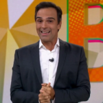 “Deixo o Show da Vida realizado e parto para o BBB empolgadíssimo!", afirmou Tadeu. (Foto: Globo)