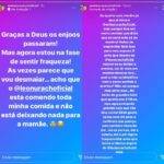 A futura mamãe também falou sobre as dificuldades que vem passando com a gestação (Foto: Instagram)