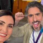 Marcos Mion e Fátima Bernardes divertiram a web (Foto: Instagram)