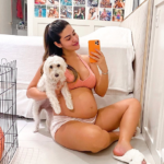 Malu, a filha de Vivian Amorim, nasceu de 36 semanas de parto normal. (Foto: Instagram)