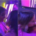 Elas voltaram a se beijar na festa do pijama de Virgínia Fonseca (Foto: Instagram)