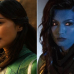 Gemma Chan - Depois de dar vida a Minn-Erva no filme “Capitã Marvel”, a atriz voltou para o Universo Cinematográfico da Marvel como a heroína Sersi em “Eternos”. (Foto: Divulgação)