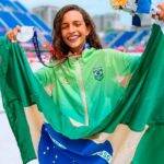 Rayssa Leal, estreou aos 13 anos em Tóquio e se tornou a mais jovem atleta a conquistar uma medalha olímpica pelo Brasil. (Foto: Instagram)