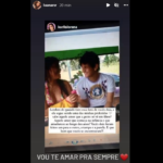 A esposa de Maurílio se pronunciou sobre a perda do amado: "Vou te amar para sempre" (Foto: Instagram)