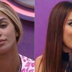 BBB 22: Esposa de Ludmilla, Brunna fecha a cara durante elogios para Anitta. Para quem não se lembra, Anitta e Ludmilla são brigadas. (Foto: Instagram)