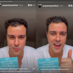 Joaquim Lopes também compartilhou a novidade em suas redes sociais. (Foto: Instagram)