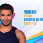 Vinícius, bacharel em Direito - O cearense tem 23 anos e, apesar de formado em Direito, nunca exerceu a profissão. “Sou concurseiro”, declarou ao Gshow. (Foto: Globo)