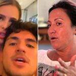 Em dado momento, Medina chegou a romper até os laços profissionais com a mãe e o padrasto, desmanchando, portanto, a sociedade de anos que tinha com Simone. Em contrapartida, a mãe do surfista nunca deixou de criticá-los, gerando polêmica inclusive ao divulgar que estava em posse de um vídeo íntimo antigo de Yasmin (algo que tanto ela quanto o marido repudiaram). (Fotos: Instagram e divulgação/Montagem)