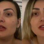 Andressa Urach passou por um momento tenso de madrugada: seu nenê, Leon, se engasgou e ficou sem respirar (Foto: Instagram)