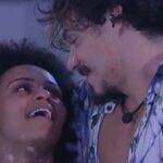 Eliezer e Natália voltaram se beijar no 'BBB22' (Foto: Globo)