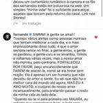 “Simmm! A gente se ama!!! Tivemos vários atritos como pessoas normais que tentam melhorar a cada dia, e o mais impressionante disso tudo é que o amor sempre vence no final", disse logo a princípio nos comentários do Instagram de Léo Dias. (Foto: Instagram)