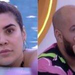 No BBB 22, Naiara solta pum na cara de Tiago e debocha: 'Cheirou tudo' (Foto: Globo)