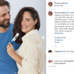 Fernanda Vasconcellos anunciou que está grávida pela primeira vez nesta sexta-feira, 11. (Foto: Instagram)