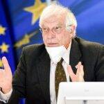 Josep Borrell, chefe da diplomacia da União Europeia, declarou que os momentos atuais desse tenso confronto estão entre os mais sombrios desde a Segunda Guerra Mundial. "A União Europeia vai responder da maneira mais enérgica possível e vai concordar [em aplicar] as sanções mais duras que já implementamos", afirmou Josep. (Foto: Divulgação)