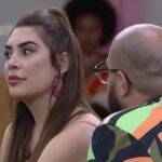 Tiago e Naiara se desentenderam algumas vezes dentro do reality (Foto: Globo)