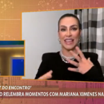 Mariana Ximenes recebeu uma homenagem de Cleo durante o programa ‘Encontro com Fátima Bernardes’. (Foto: Instagram)