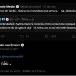 "Também não...", comentou Fabiula. (Foto: Twitter)