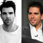 Os atores e astros estadunidense Zachary Quinto e Eli Roth. (Foto: Instagram)